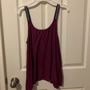 Tank Top with Aztec Printed Straps